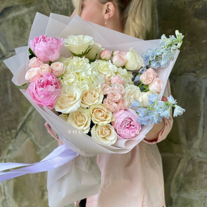 Букет с пионами "Богема" в Королёве