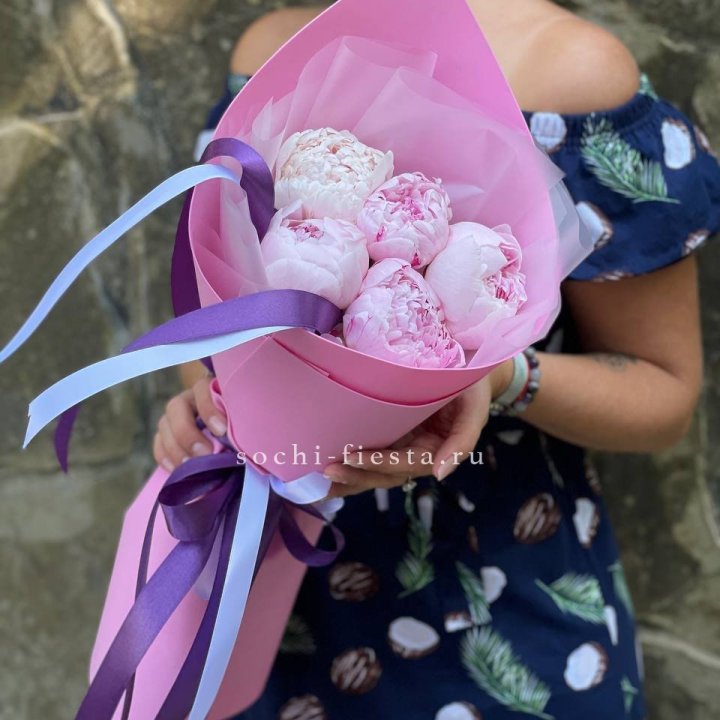 Букет пионов "НАЙ" в Королёве