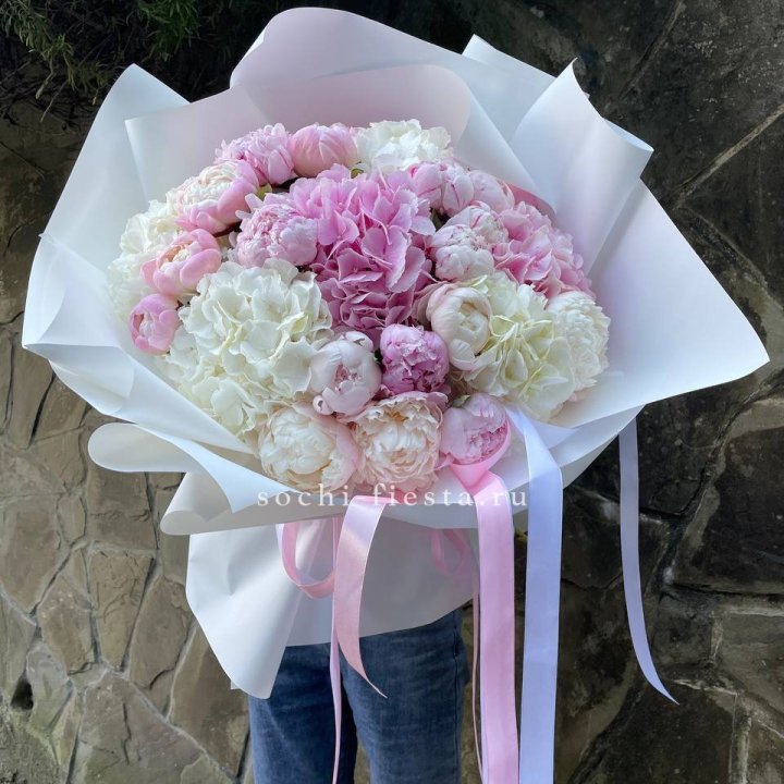 Букет "Пионы и Гортензии" в Королёве