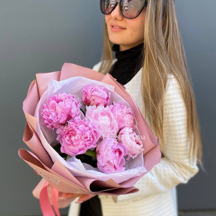 7 пионов в оформлении в Королёве