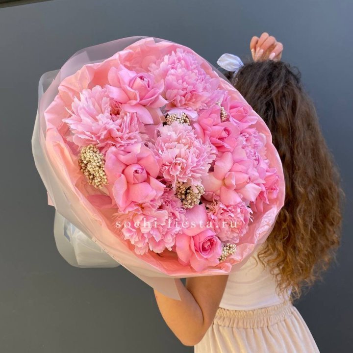  Букет с пионами "Пинки" в Королёве