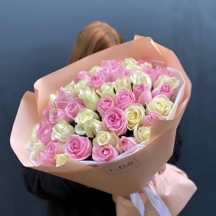 55 роз микс нежности в Королёве