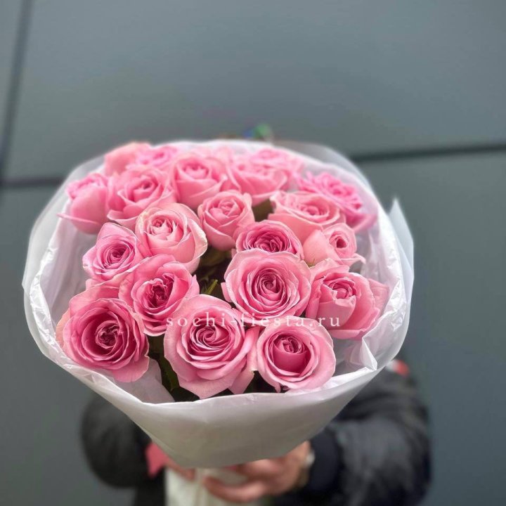 21 Розовая роза в белом в Королёве