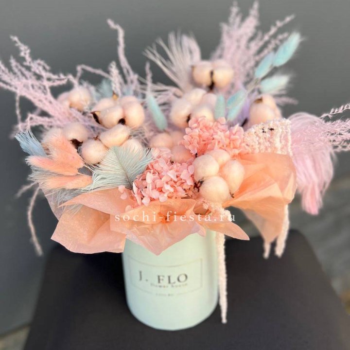 Авторский бокс с сухоцветами №3 в Королёве