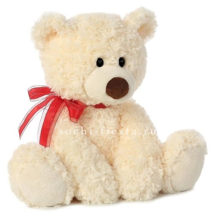 Белый плюшевый мишка  в Королёве
