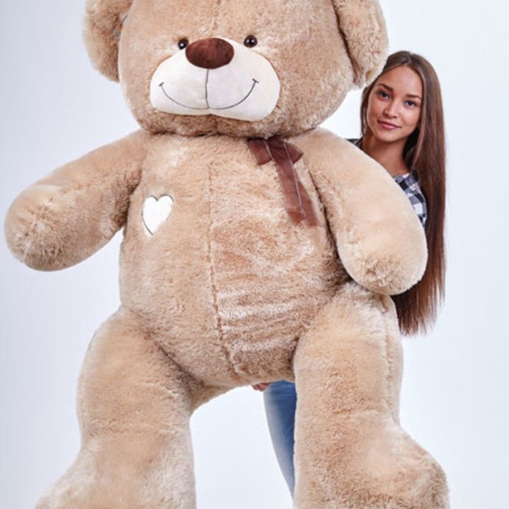 Бурый плюшевый мишка большой в Королёве