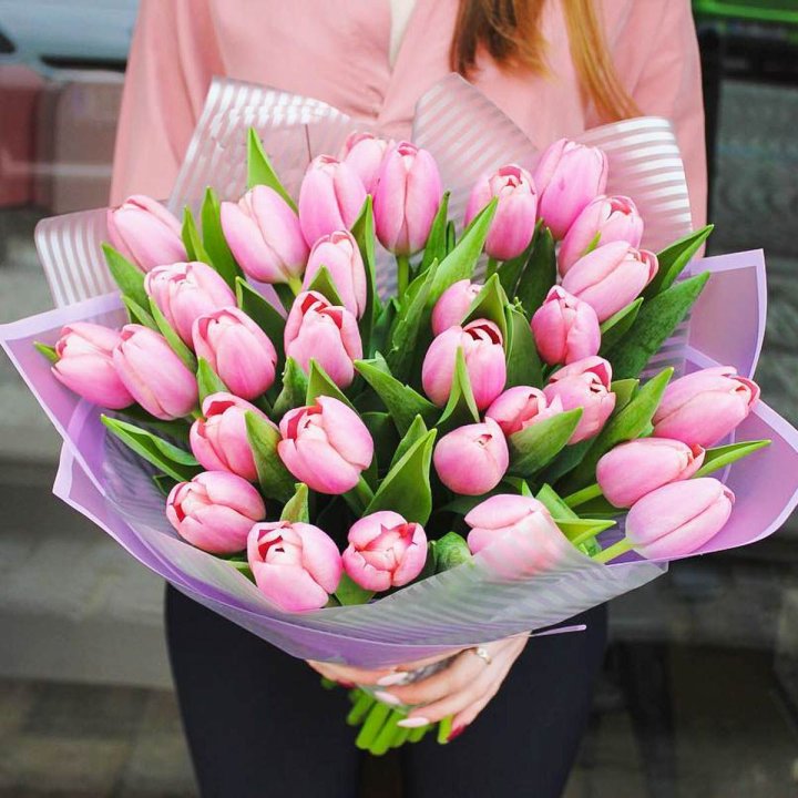 25 тюльпанов "Айс крем" в Королёве