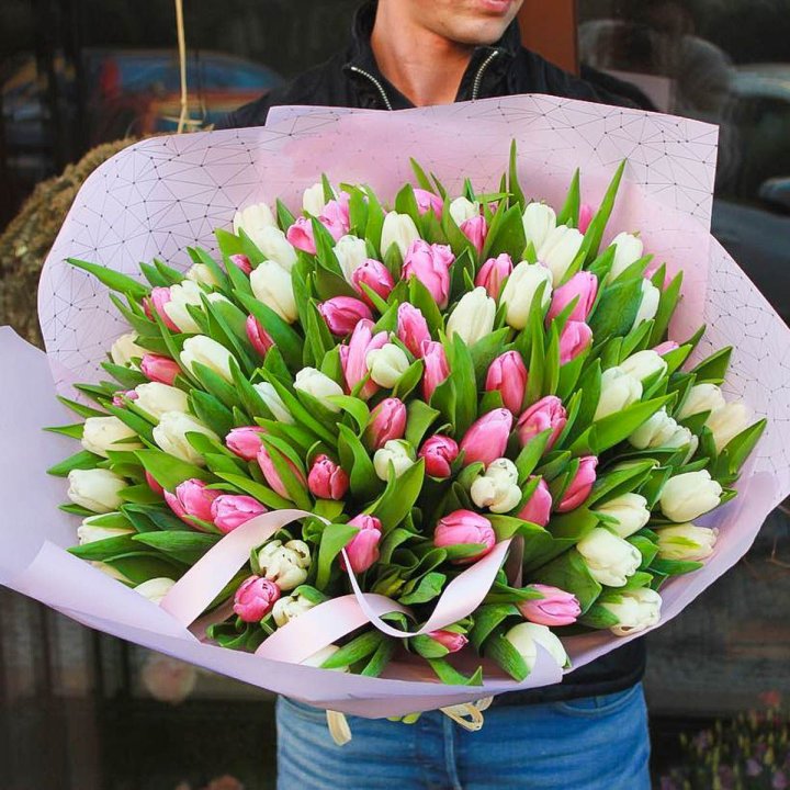 101 тюльпан микс в Королёве